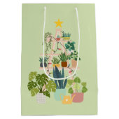 クリスマスハウスプラント ミディアムペーパーバッグ (裏面)