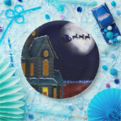 クリスマスハウスホリデーフォークアートBULKプレート ペーパープレート (パーティー)