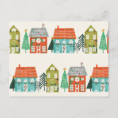 クリスマスハウスホワイト ポストカード (正面)