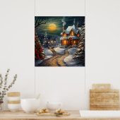 クリスマスハウスポスター ポスター (キッチン)