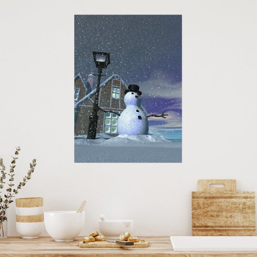 クリスマスハウスポスター ポスター (キッチン)