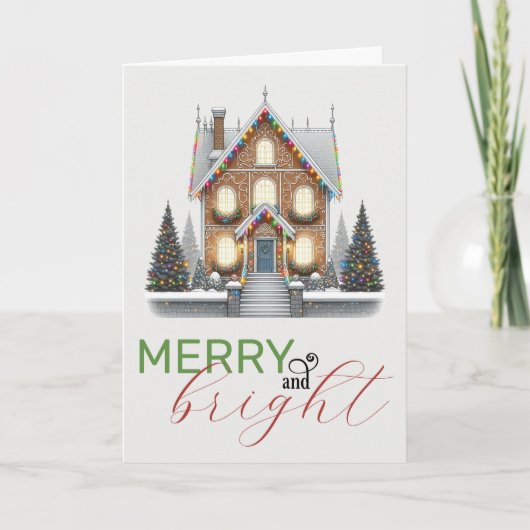クリスマスハウス カード (正面)