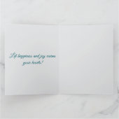 クリスマスハウス。メリークリスマス!枚 カード (内部)