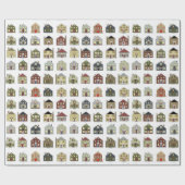 クリスマスハウス ラッピングペーパー (フラット)