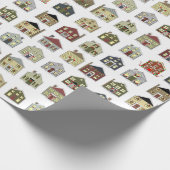 クリスマスハウス ラッピングペーパー (角)