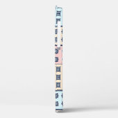 クリスマスハウス、ヴィンテージフェスティバルパターン。 Case-Mate iPhoneケース (裏面 / 左)