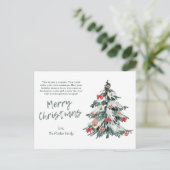 クリスマスハガキのグリーティングカード シーズンポストカード (スタンド正面)