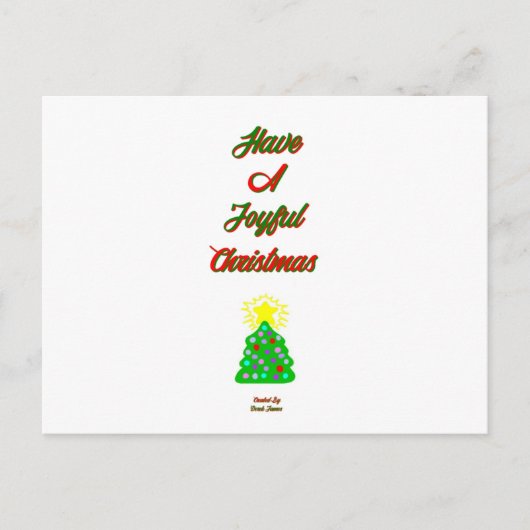 クリスマスハガキ ポストカード (正面)