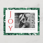 クリスマスハガキJoyフォトグリーン シーズンポストカード (正面)