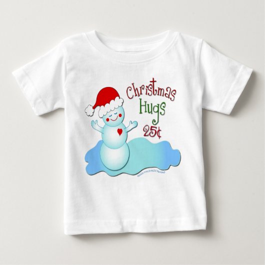 クリスマスハグ ベビーTシャツ (正面)