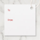 クリスマスハスキー犬 フェイバータグ (裏面)