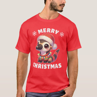 クリスマスハットクリスマスフェアリーLightsamanduaレトロ Tシャツ