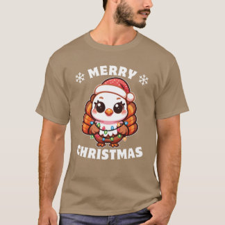 クリスマスハットクリスマスフェアリーLightsurkeyファミリー Tシャツ