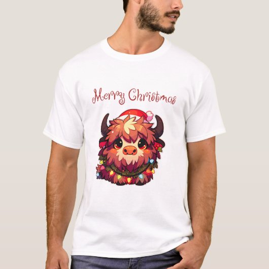 クリスマスハットクリスマス妖精ライトヤク Tシャツ (正面)
