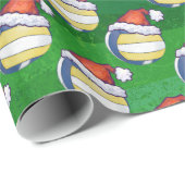 クリスマスハットバレーボール ラッピングペーパー (ロールコーナー)