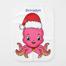 クリスマスハットマンガを着た可愛いハッピータコ