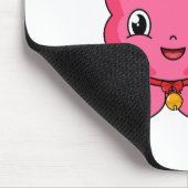 クリスマスハットマンガを着た可愛いハッピータコ マウスパッド (コーナー)