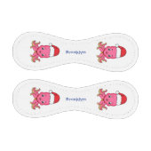 クリスマスハットマンガを着た可愛いハッピータコ 野球ボール (パネル)