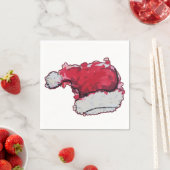 クリスマスハット スタンダードカクテルナプキン (インサイチュ)