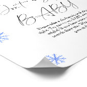 クリスマスハット – 言わないベビー ポスター (角)