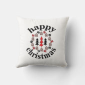 クリスマスハッピークリスマス クッション (裏面)