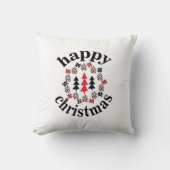 クリスマスハッピークリスマス クッション (正面)