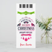 クリスマスハッピーニューイヤーキャロルカード (スタンド正面)