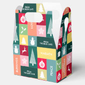 クリスマスハッピーホリデモダンー企業のズ名 フェイバーボックス (オープン)