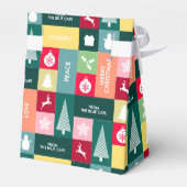 クリスマスハッピーホリデモダンー企業のズ名 フェイバーボックス (裏面サイド)