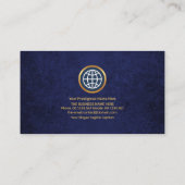 クリスマスハッピーホリデーグリーティングススタートアップCEO 名刺 (裏面)