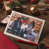 クリスマスハッピーホリデーヴィンテージ写真 シーズンカード