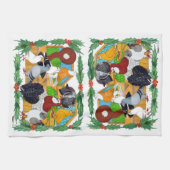 クリスマスハト キッチンタオル (横)