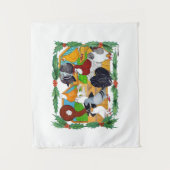 クリスマスハト タペストリー (正面)