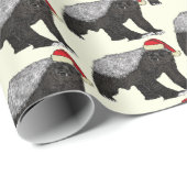 クリスマスハニーバッガーバダスサンタ ラッピングペーパー (ロールコーナー)