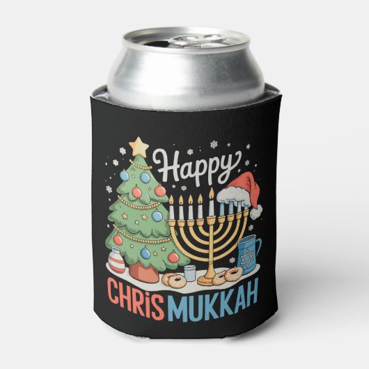クリスマスハヌカチャヌカ 缶クーラー (缶正面)