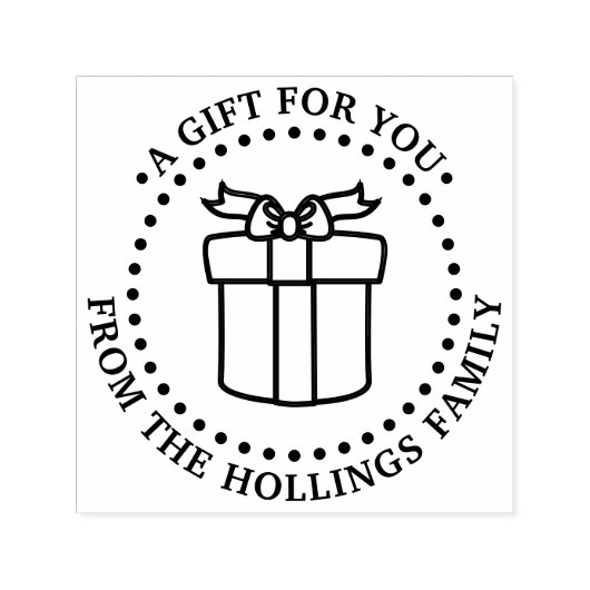 クリスマスハヌカー誕生日ギフト#2 セルフインキングスタンプ (デザイン)