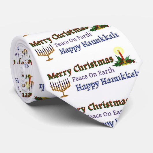 クリスマスハヌカー ネクタイ (ロール)