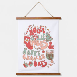 クリスマスハヌカー（ユダヤ教の祭り）ハヌッカウォールアート 吊り下げ型タペストリー