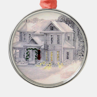 クリスマスハビクトリアンウスオーナメント メタルオーナメント