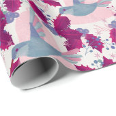 クリスマスハミングバード ラッピングペーパー (ロールコーナー)