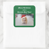 クリスマスハムスター スクエアシール (バッグ)