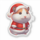 クリスマスハムスター,ノエル動物 シール (正面)