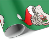 クリスマスハリネズミ ラッピングペーパー (ロールコーナー)