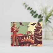 クリスマスハロウィーンホラー ポストカード (スタンド正面)