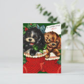 クリスマスハローパピーズ シーズンポストカード (スタンド正面)