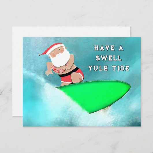 クリスマスハワイ シーズンポストカード (正面/裏面)