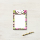 クリスマスハンドウォーターカラードナットイニシャル事業 ポストイット (デスク上)