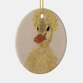 クリスマスハンド色彩の鮮やかベビーダック セラミックオーナメント (右)