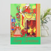 クリスマスハースとテディベアーズホリデーカード シーズンカード (スタンド正面)