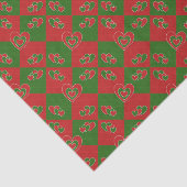 クリスマスハートティッシュペーパー 薄葉紙 (詳細)